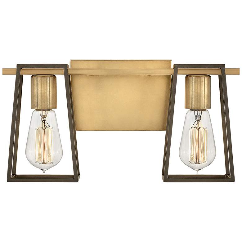 Image 4 Hinkley Filmore 33 1/2" Wide 4-Light Heritage Brass Bath Vanity Light more views