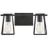 Hinkley Filmore 7 1/2" High Black 2-Light Wall Sconce