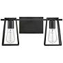 Hinkley Filmore 7 1/2" High Black 2-Light Wall Sconce