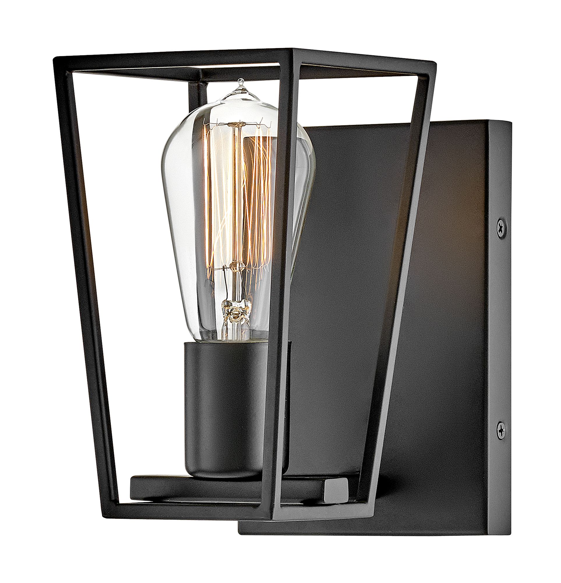 Hinkley Filmore 7 1/2" High Black Wall Sconce