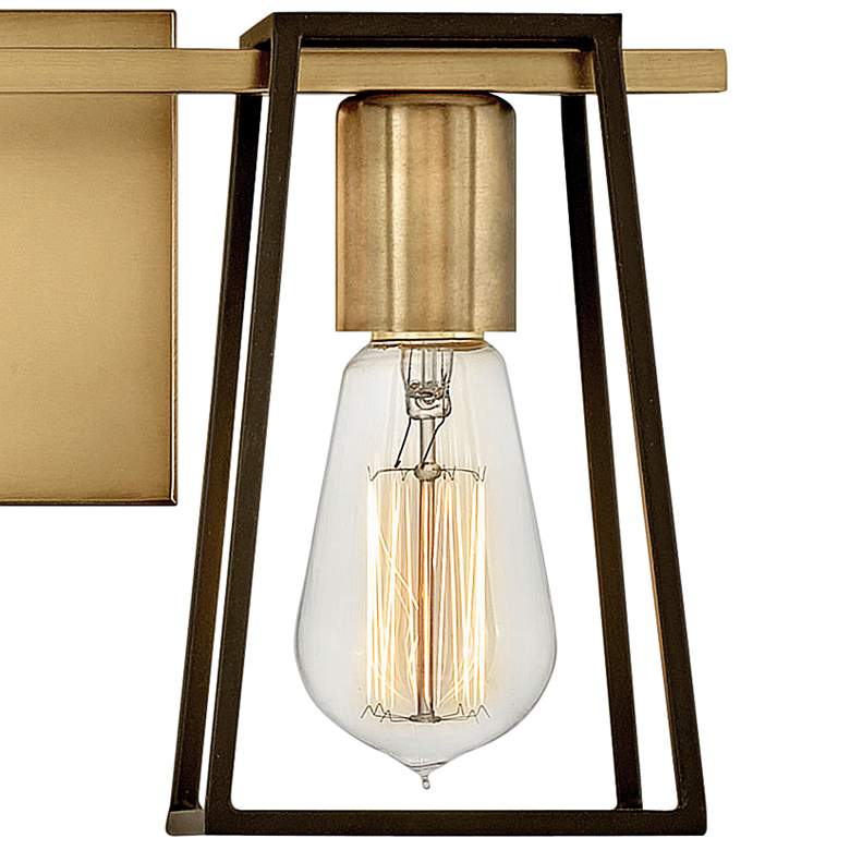 Image 2 Hinkley Filmore 7 1/2" High Heritage Brass 2-Light Wall Sconce more views