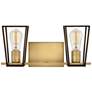Hinkley Filmore 7 1/2" High Heritage Brass 2-Light Wall Sconce
