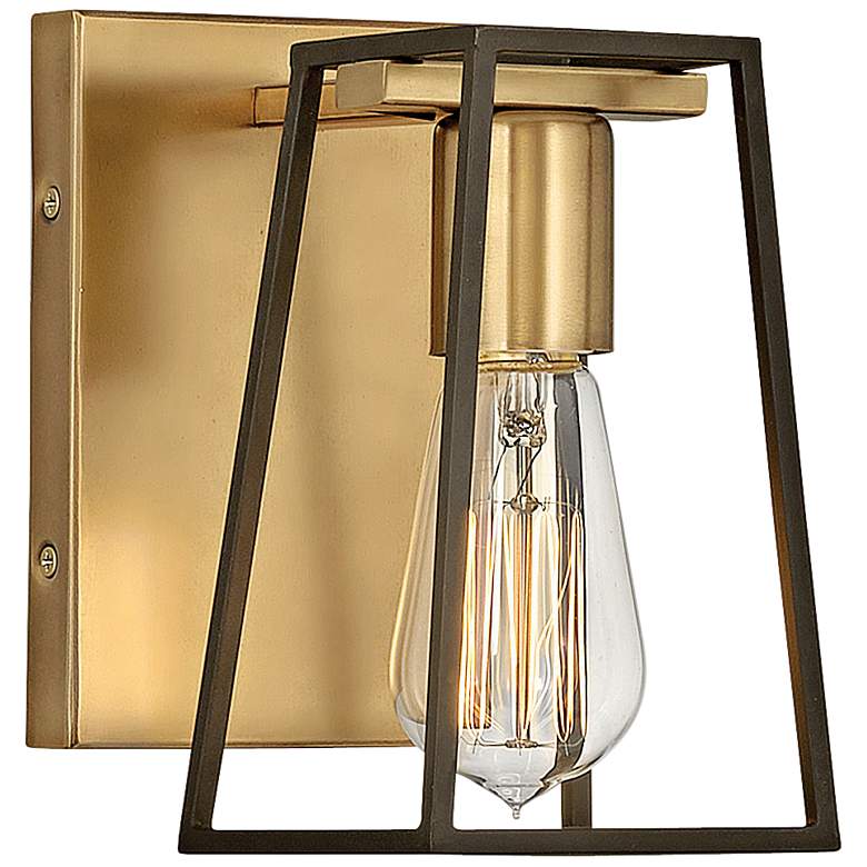 Image 1 Hinkley Filmore 7 1/2" High Heritage Brass Wall Sconce