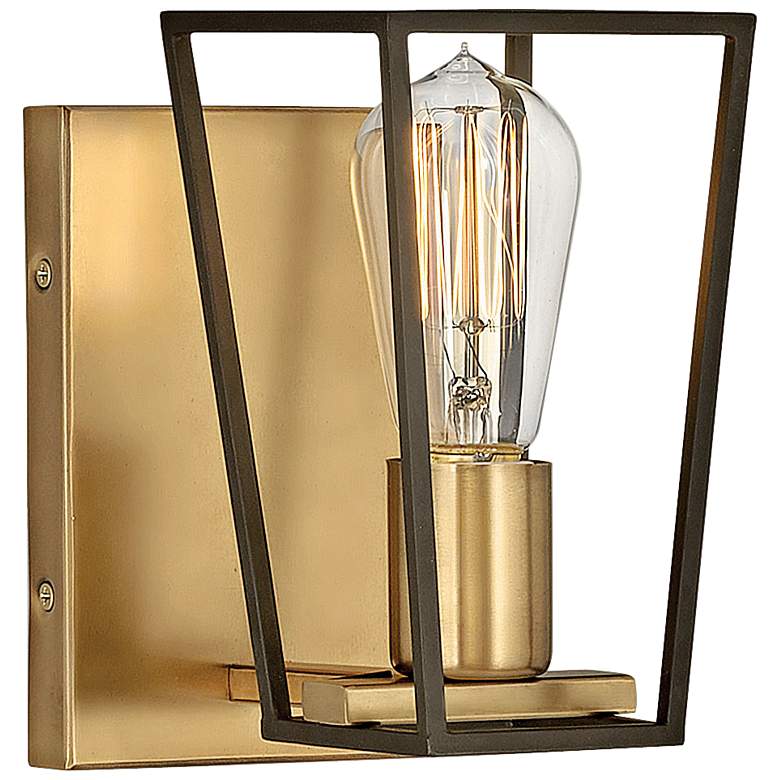 Image 3 Hinkley Filmore 7 1/2 inch High Heritage Brass Wall Sconce more views