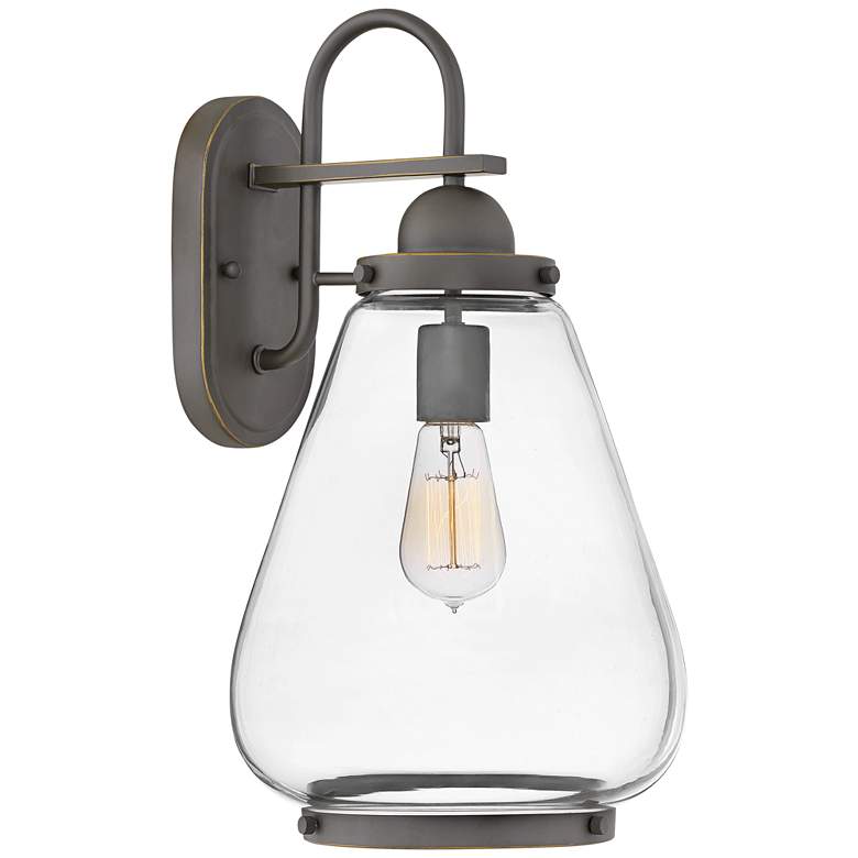 Image 1 Hinkley Finley 18 1/4"H Oil-Rubbed Bronze Outdoor Wall Light