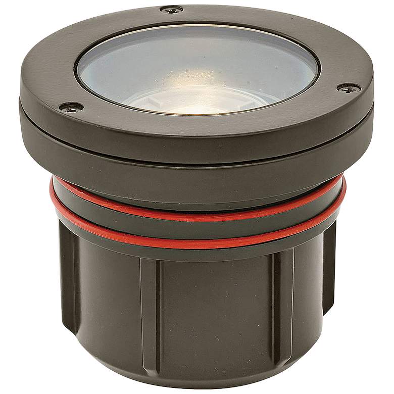 Image 1 Hinkley Flat Top Bronze 12 Watt 2700K LED Outdoor Well Light