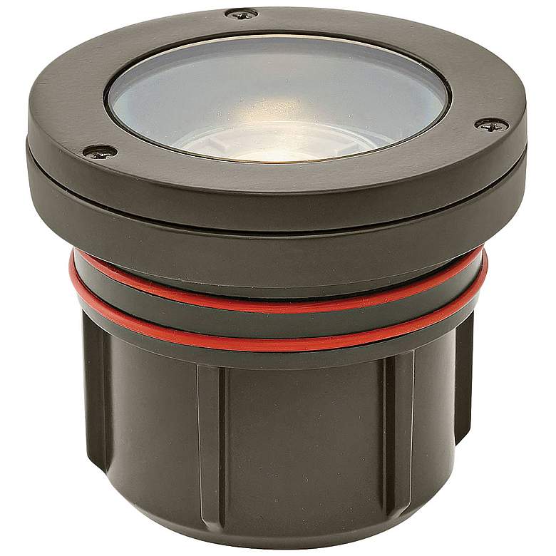 Image 1 Hinkley Flat Top Bronze 12 Watt LED Outdoor Well Light