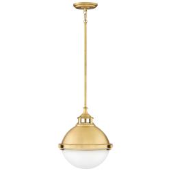 Hinkley Fletcher 13 1/2" Wide Satin Brass Pendant Light