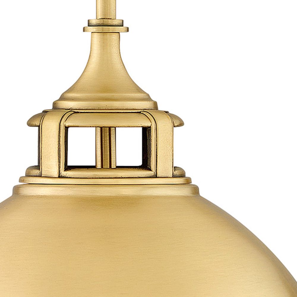 Hinkley Fletcher 13 1/2" Wide Satin Brass Pendant Light