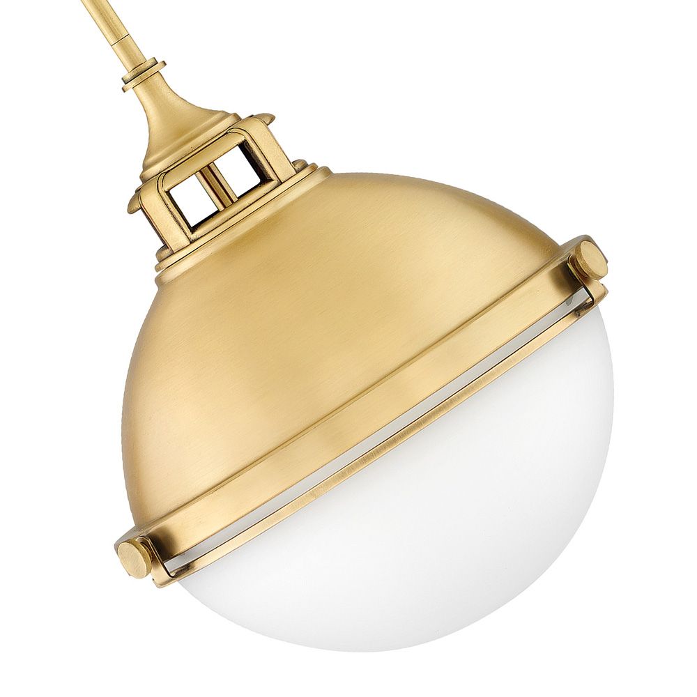 Hinkley Fletcher 13 1/2" Wide Satin Brass Pendant Light