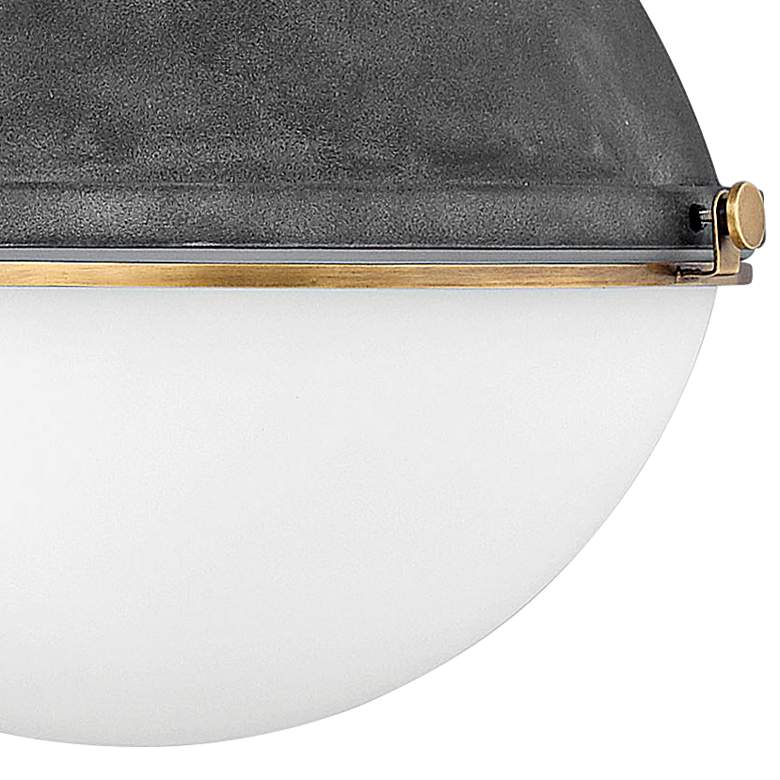 Image 3 Hinkley Fletcher 18" Wide Aged Zinc and Gold Pendant Light more views