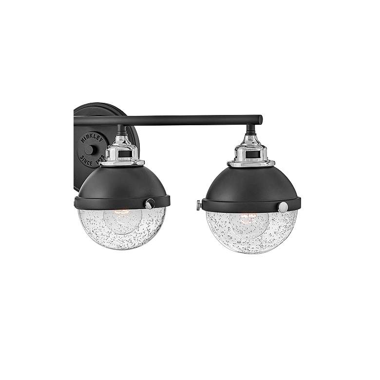 Image 2 Hinkley Fletcher 32" Wide Black 4-Light Vanity Bath Light more views