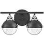 6_Hinkley Fletcher 32" Wide Black 4-Light Vanity Bath Light more views