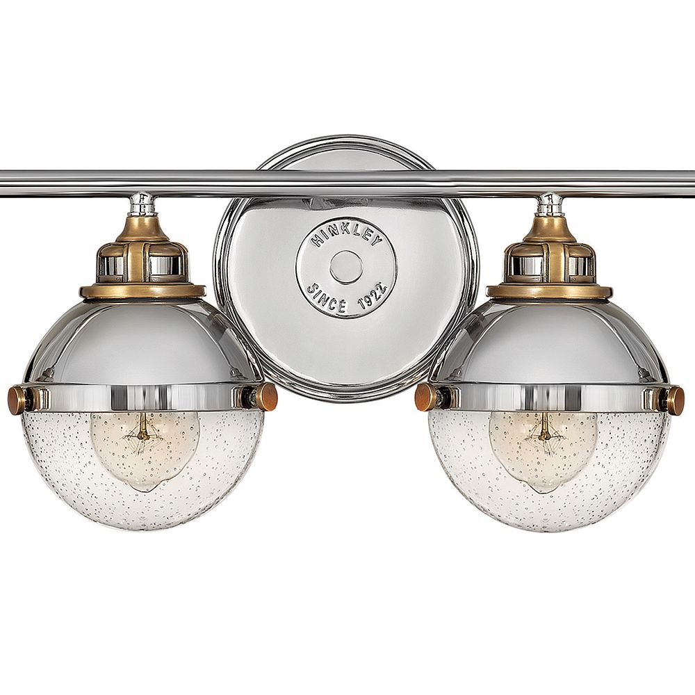 Image 3 Hinkley Fletcher 32" Wide Polished Nickel 4-Light Bath Light more views