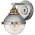 Hinkley Fletcher 8 1/2" Industrial Modern Polished Nickel Wall Sconce