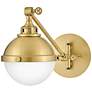 4_Hinkley Fletcher Satin Brass Swing Arm Wall Lamp more views