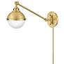 6_Hinkley Fletcher Satin Brass Swing Arm Wall Lamp more views