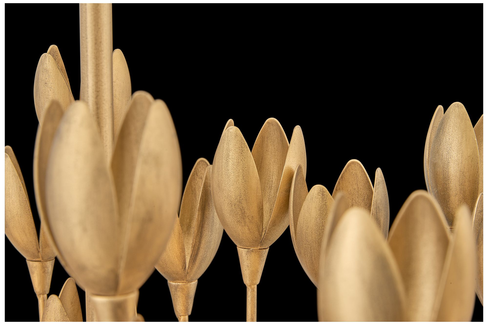 Hinkley Flora 20" Wide Burnished Gold Flower Chandelier