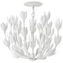4_Hinkley Flora 20" Wide Plaster White Flower Chandelier more views