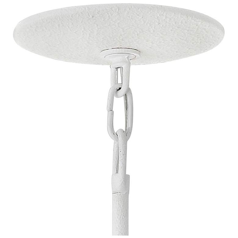 Image 5 Hinkley Flora 20" Wide Plaster White Flower Chandelier more views