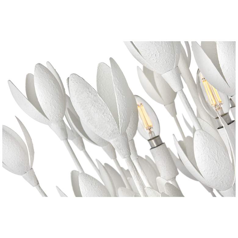 Image 6 Hinkley Flora 20" Wide Plaster White Flower Chandelier more views