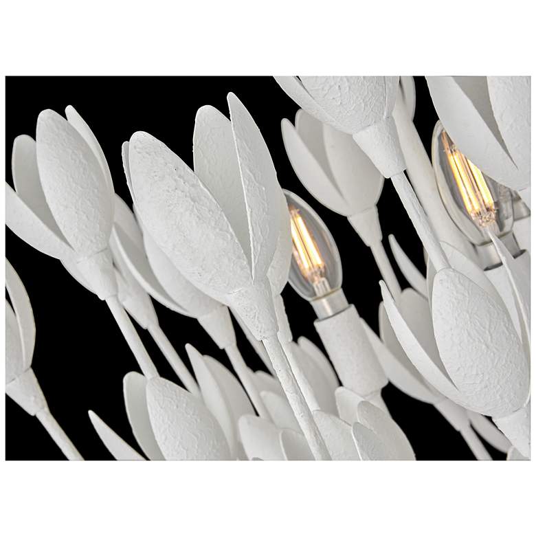 Image 7 Hinkley Flora 20" Wide Plaster White Flower Chandelier more views