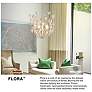 Hinkley Flora 20" Wide Plaster White Flower Chandelier