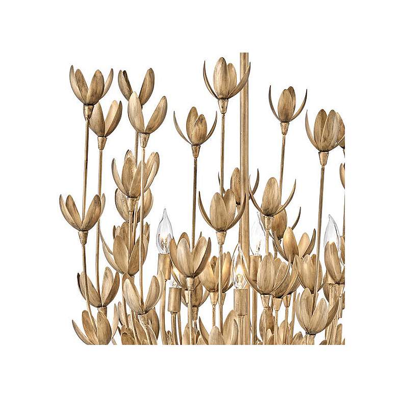 Image 2 Hinkley Flora 26.25" Wide Burnished Gold Flower Chandelier more views