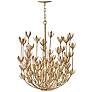 5_Hinkley Flora 26.25" Wide Burnished Gold Flower Chandelier more views