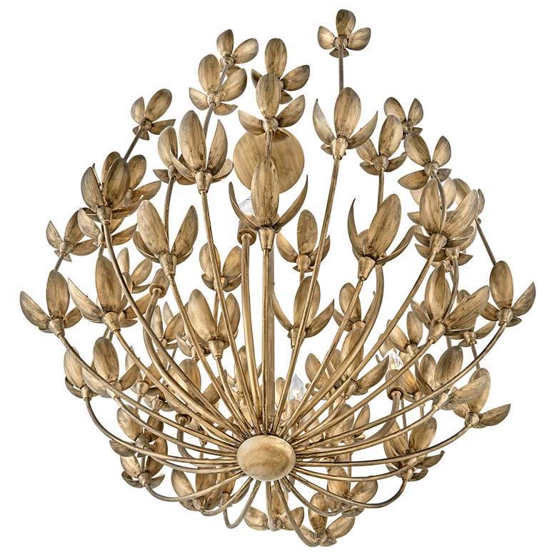 Image 7 Hinkley Flora 26.25" Wide Burnished Gold Flower Chandelier more views