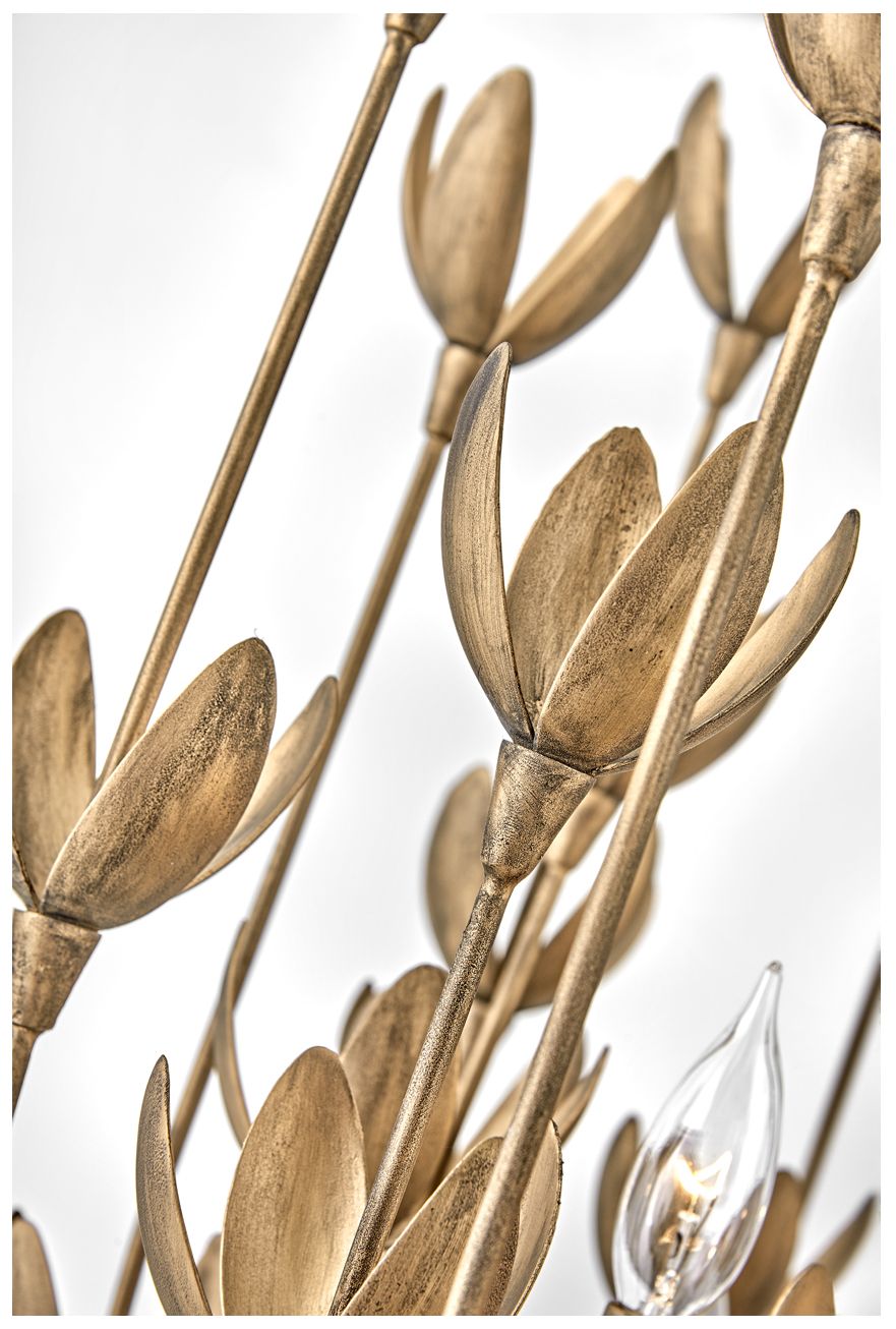 Hinkley Flora 26.25" Wide Burnished Gold Flower Chandelier
