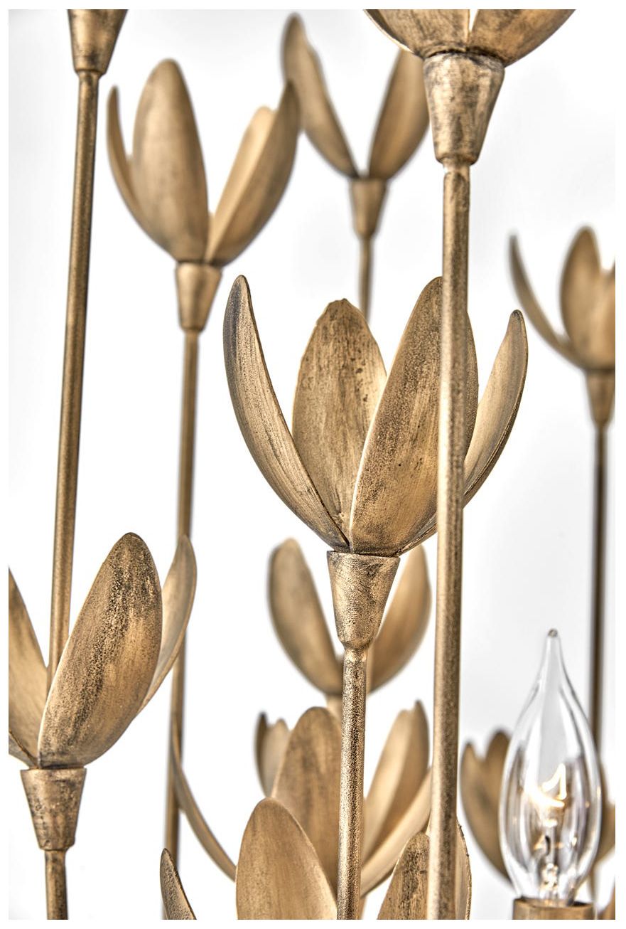 Hinkley Flora 26.25" Wide Burnished Gold Flower Chandelier