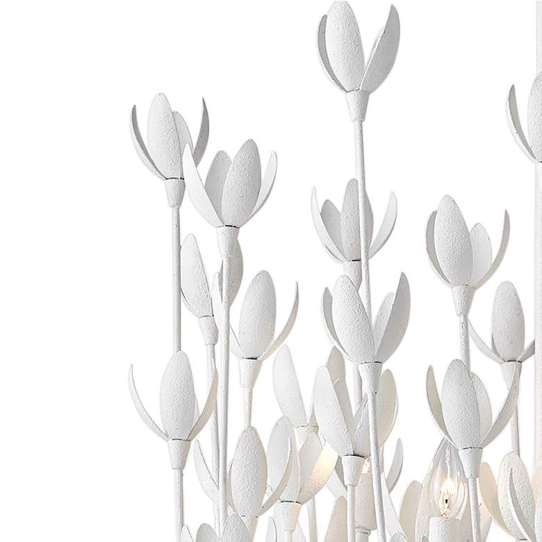 Image 4 Hinkley Flora 26 1/4" Wide Textured Plaster 6-Light Chandelier more views