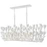 4_Hinkley Flora 60" Wide Textured Plaster Linear Chandelier more views