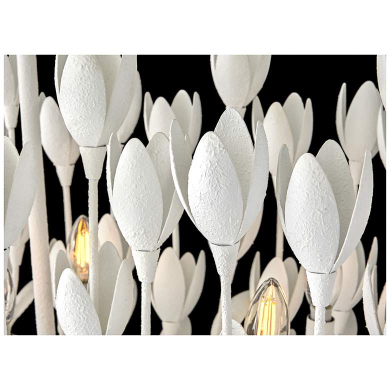 Image 6 Hinkley Flora 60" Wide Textured Plaster Linear Chandelier more views