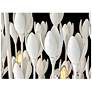 6_Hinkley Flora 60" Wide Textured Plaster Linear Chandelier more views