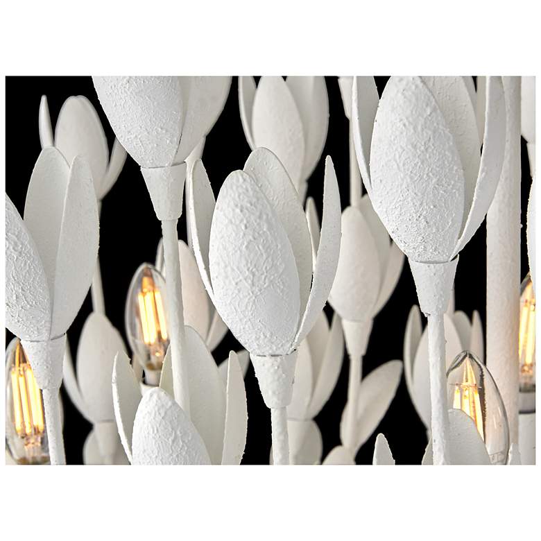 Image 7 Hinkley Flora 60" Wide Textured Plaster Linear Chandelier more views