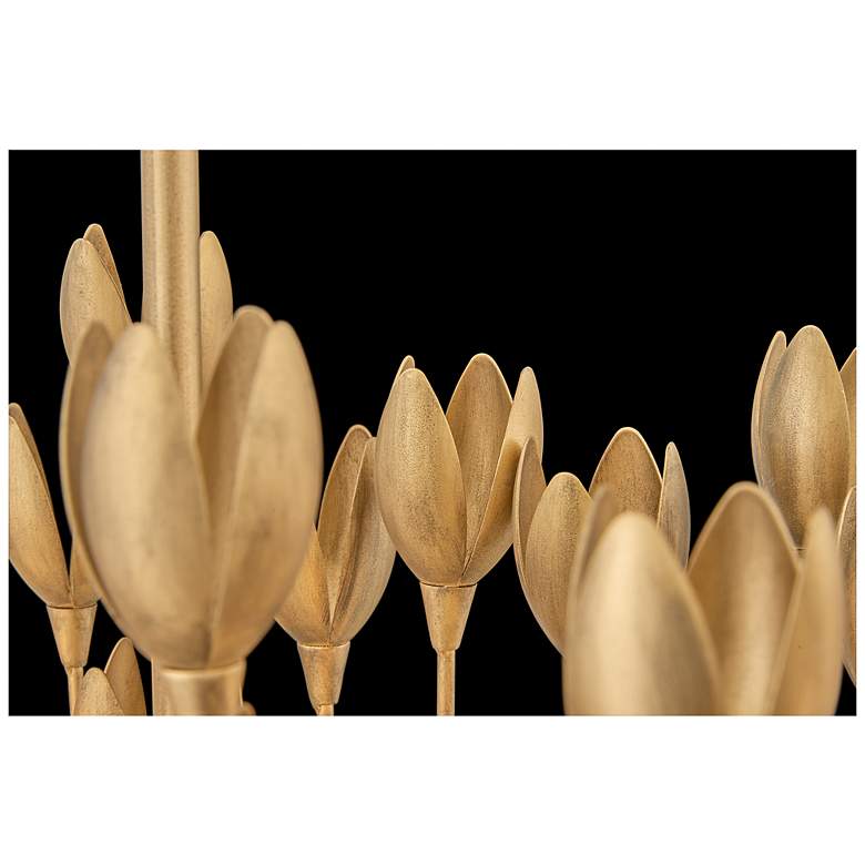 Image 7 Hinkley Flora 60"W Burnished Gold 10-Light Linear Chandelier more views