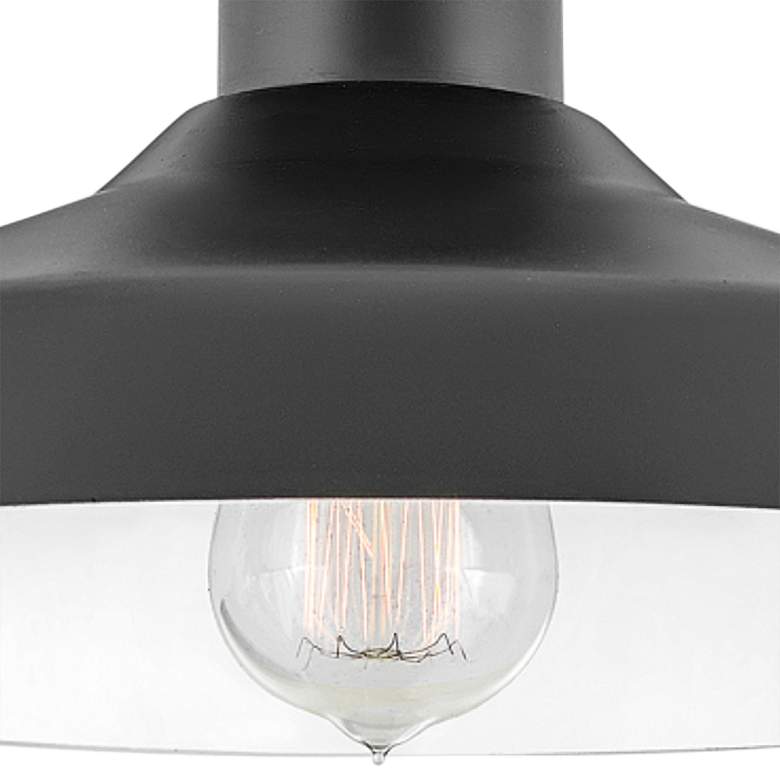 Image 2 Hinkley Forge 12" Wide Black Outdoor Ceiling Light more views