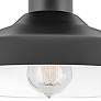 2_Hinkley Forge 12" Wide Composite Black Outdoor Ceiling Light more views