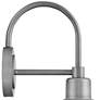 2_Hinkley Forge 16 1/2" High Brushed Aluminum Outdoor Barn Wall Light more views