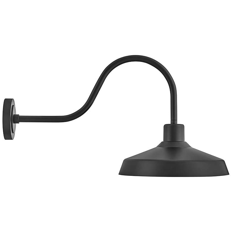 Image 2 Hinkley Forge 17 1/2" High Black Outdoor Barn Wall Light