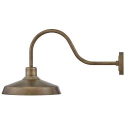Hinkley Forge 17 1/2" High Burnished Bronze Outdoor Barn Wall Light