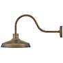 2_Hinkley Forge 17 1/2" High Burnished Bronze Outdoor Barn Wall Light more views