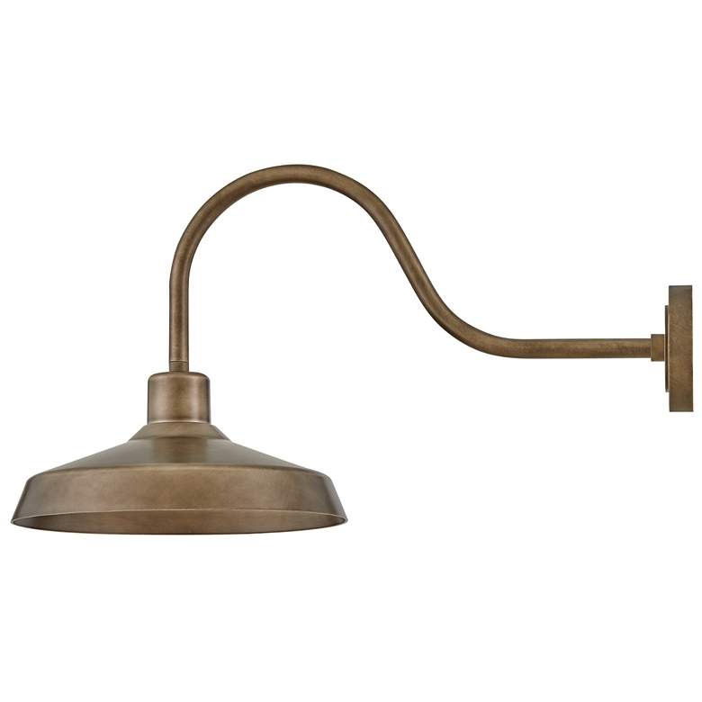 Image 5 Hinkley Forge 17 1/2" High Burnished Bronze Outdoor Barn Wall Light more views