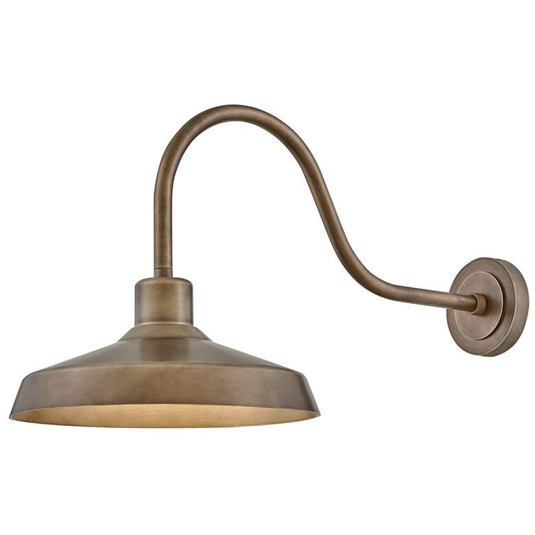 Image 6 Hinkley Forge 17 1/2" High Burnished Bronze Outdoor Barn Wall Light more views