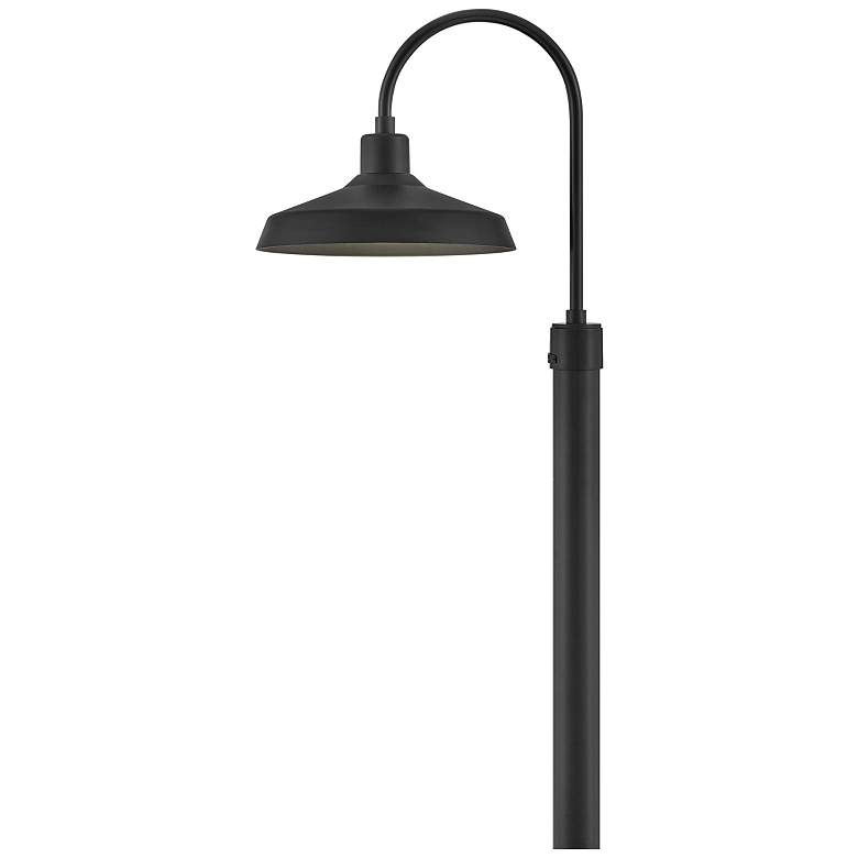 Image 4 Hinkley Forge 22" High Black LED Outdoor Post Top-Pier Mount Light more views