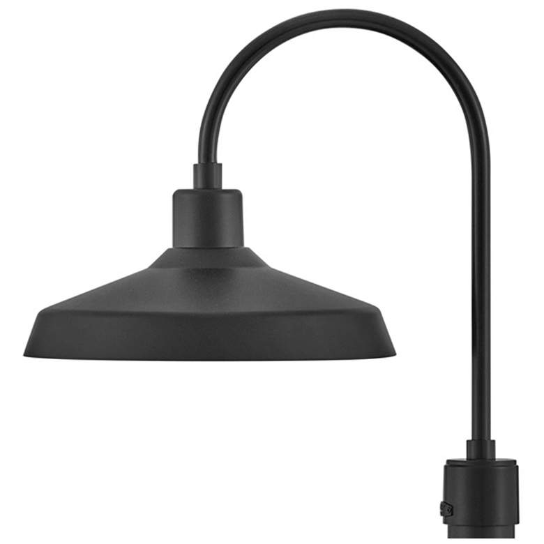 Image 7 Hinkley Forge 22" High Black LED Outdoor Post Top-Pier Mount Light more views
