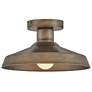 1_Hinkley Forge Forge 12" Wide Burnished Bronze Outdoor Ceiling Light