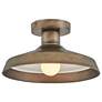 5_Hinkley Forge Forge 12" Wide Burnished Bronze Outdoor Ceiling Light more views